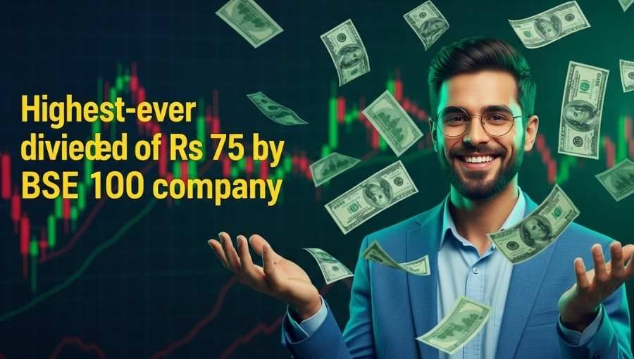 Highest Dividend Of 75rs By 100 BSE Company