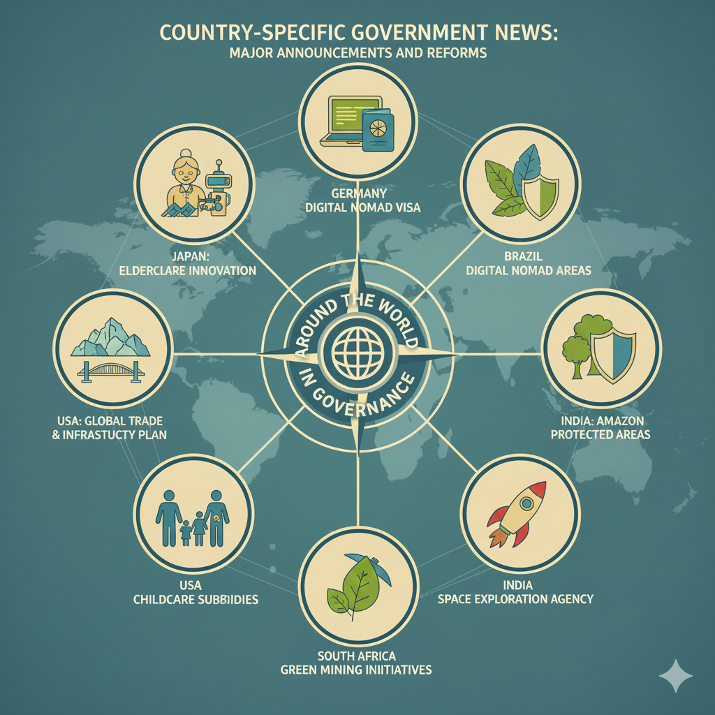 Country-Specific Government News: Major Announcements and Reforms